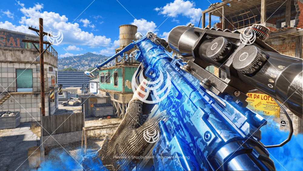 Intervention with Blue Tiger camo — Modern Warfare 2 YouTube thumbnail