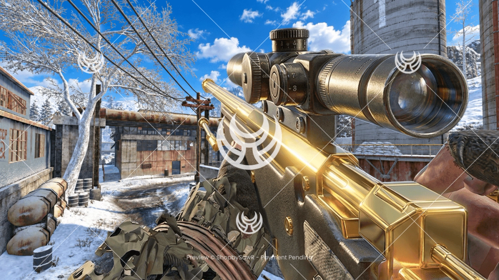 L96A1 with Gold camo — Black Ops YouTube thumbnail