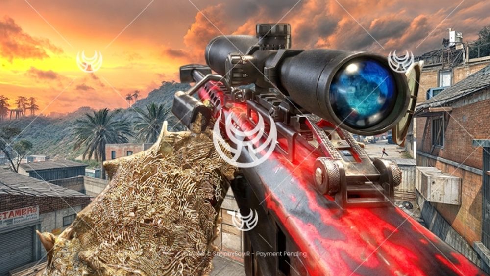 Barrett 50cal with Red Tiger camo — Modern Warfare 2 YouTube thumbnail