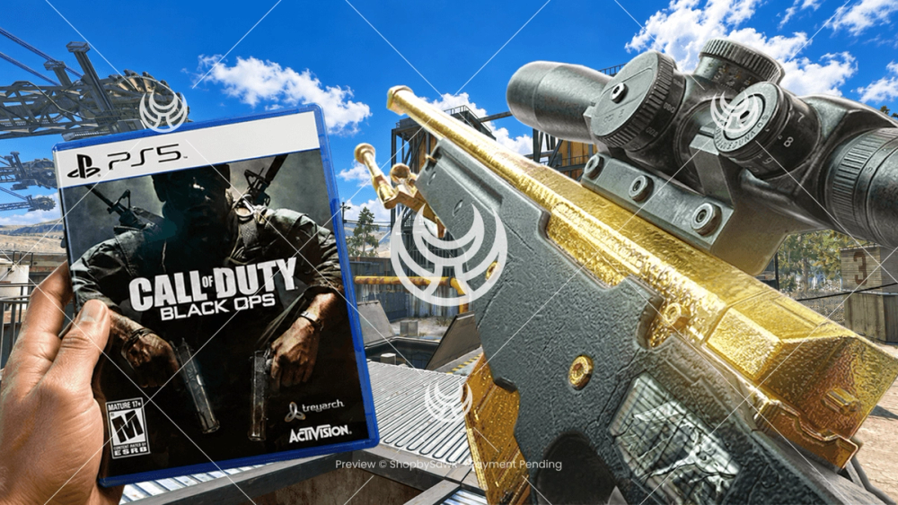 L96A1 with Gold camo — Black Ops YouTube thumbnail