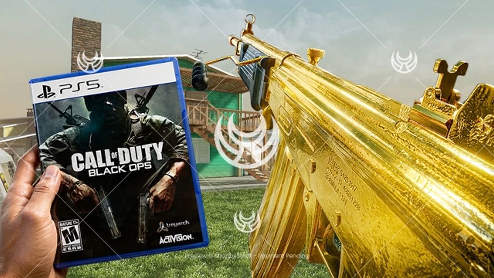 Galil with Gold camo — Black Ops YouTube thumbnail