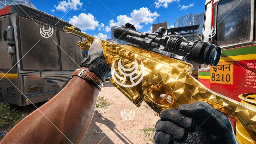 KG7 Vulcan with Gold camo — Modern Warfare 4 YouTube thumbnail