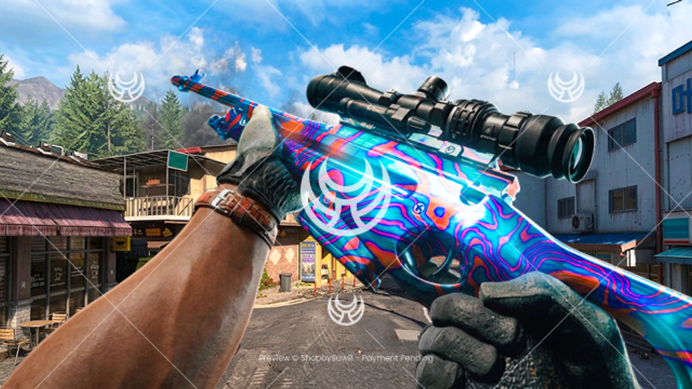 KG7 Vulcan with Damascus camo — Modern Warfare 4 YouTube thumbnail