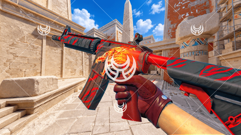 M4A4 with Howl camo — Counter-Strike 2 YouTube thumbnail