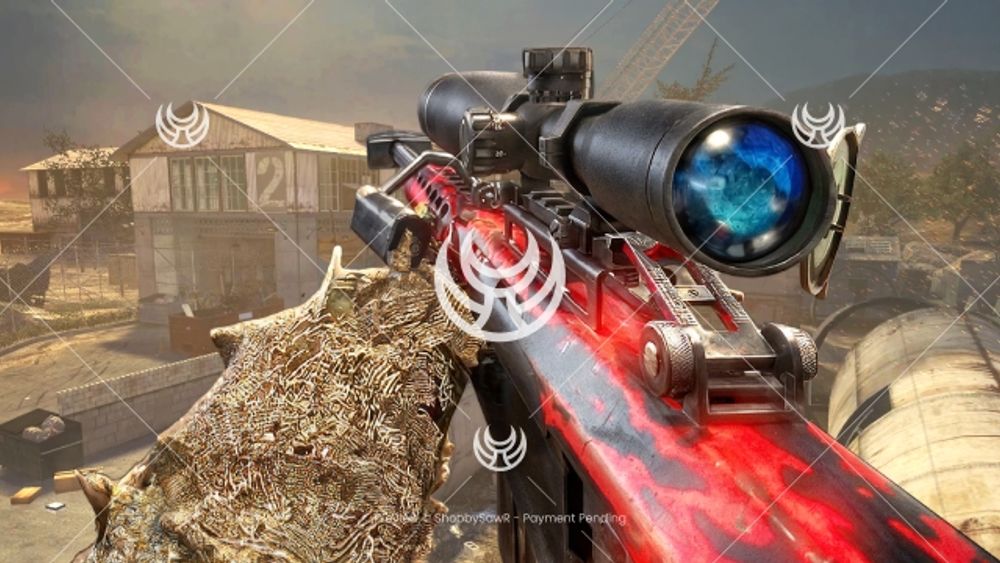Barrett 50cal with Red Tiger camo — Modern Warfare 2 YouTube thumbnail