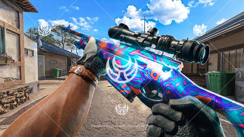 KG7 Vulcan with Damascus camo — Modern Warfare 4 YouTube thumbnail