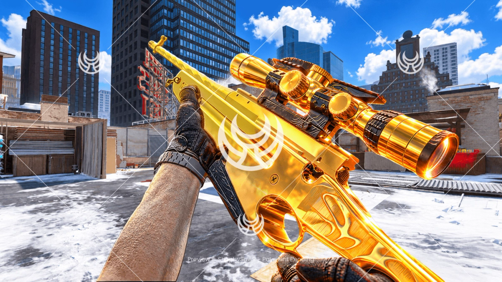 KG7 Vulcan with Gold camo — Modern Warfare 4 YouTube thumbnail