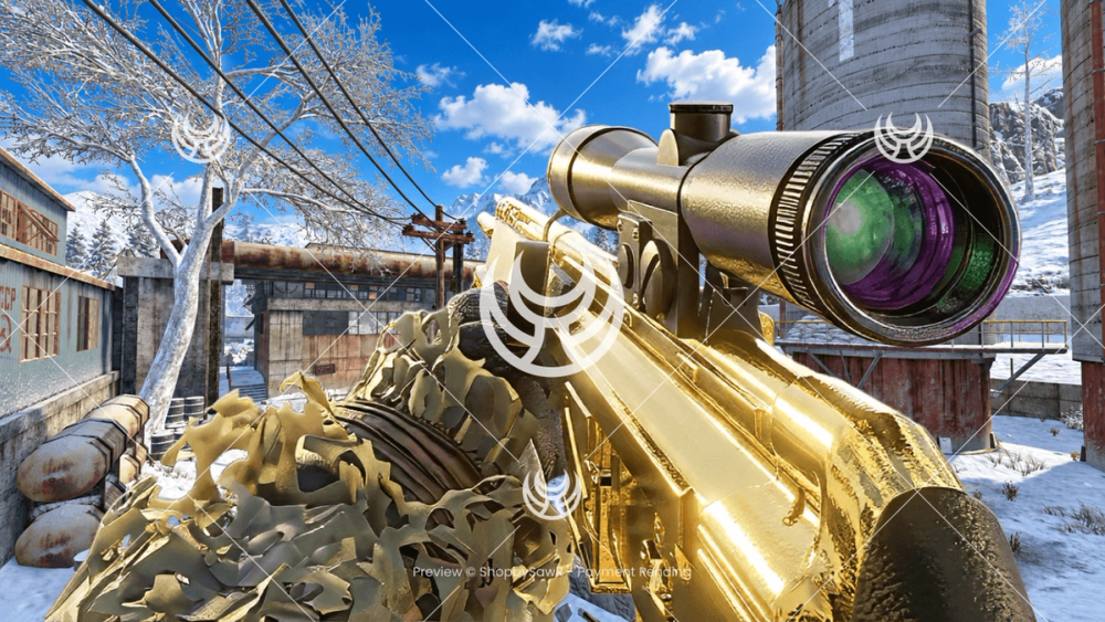 PSG1 with Gold camo — Black Ops YouTube thumbnail