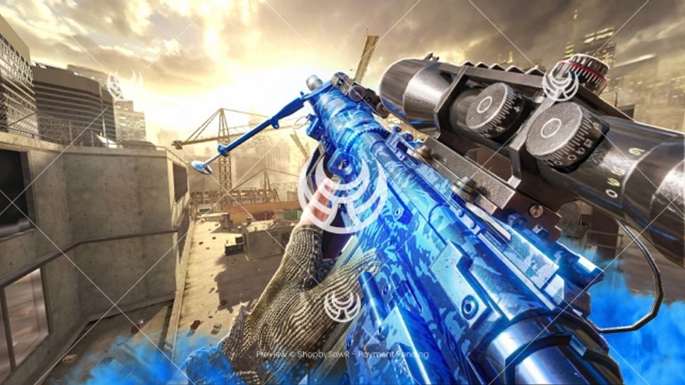 Intervention with Blue Tiger camo — Modern Warfare 2 YouTube thumbnail