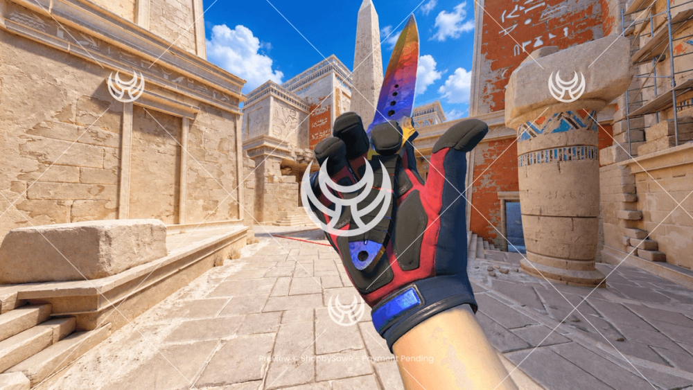 Skeleton with Marble Fade camo — Counter-Strike 2 YouTube thumbnail
