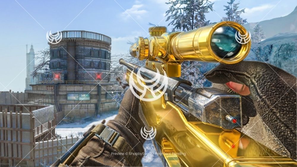 L96A1 with Gold camo — Black Ops YouTube thumbnail