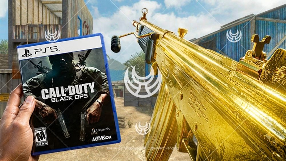 Galil with Gold camo — Black Ops YouTube thumbnail