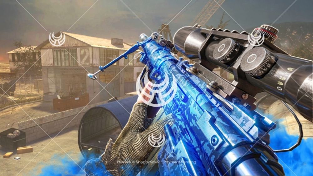 Intervention with Blue Tiger camo — Modern Warfare 2 YouTube thumbnail