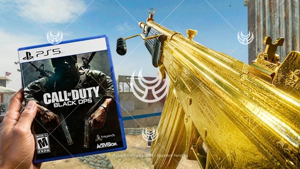 Galil with Gold camo — Black Ops YouTube thumbnail