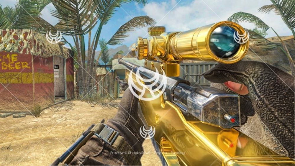 L96A1 with Gold camo — Black Ops YouTube thumbnail