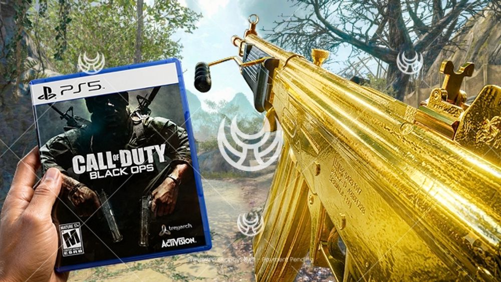 Galil with Gold camo — Black Ops YouTube thumbnail