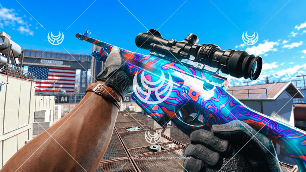 KG7 Vulcan with Damascus camo — Modern Warfare 4 YouTube thumbnail