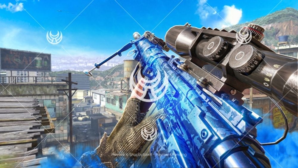 Intervention with Blue Tiger camo — Modern Warfare 2 YouTube thumbnail