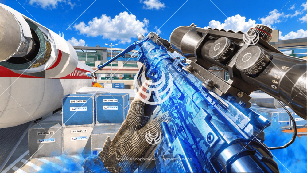 Intervention with Blue Tiger camo — Modern Warfare 2 YouTube thumbnail