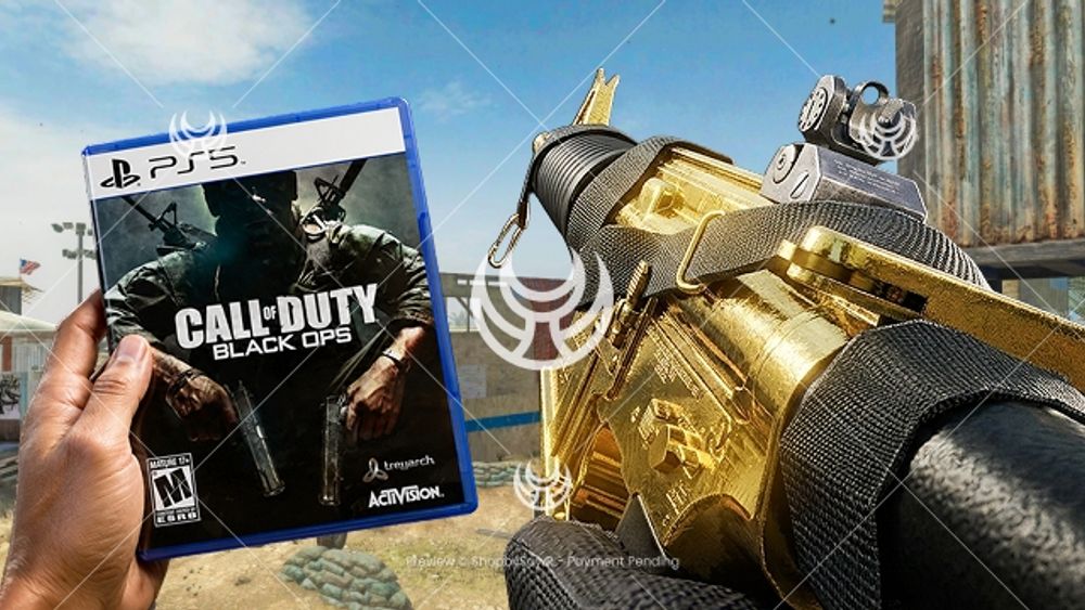 Commando with Gold camo — Black Ops YouTube thumbnail
