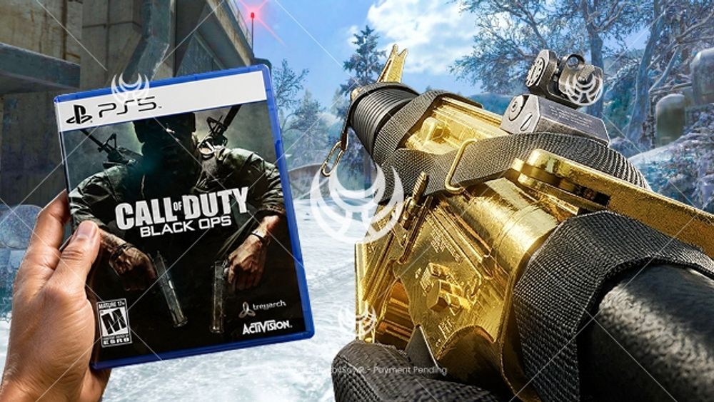Commando with Gold camo — Black Ops YouTube thumbnail
