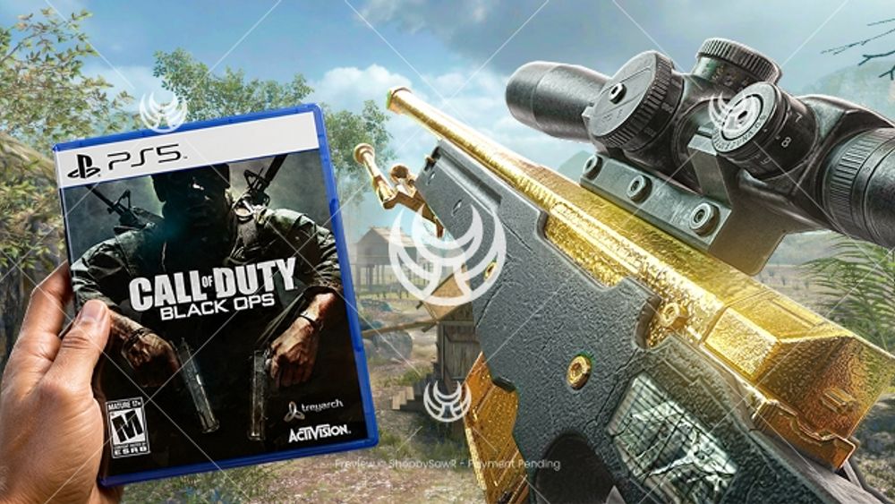 L96A1 with Gold camo — Black Ops YouTube thumbnail
