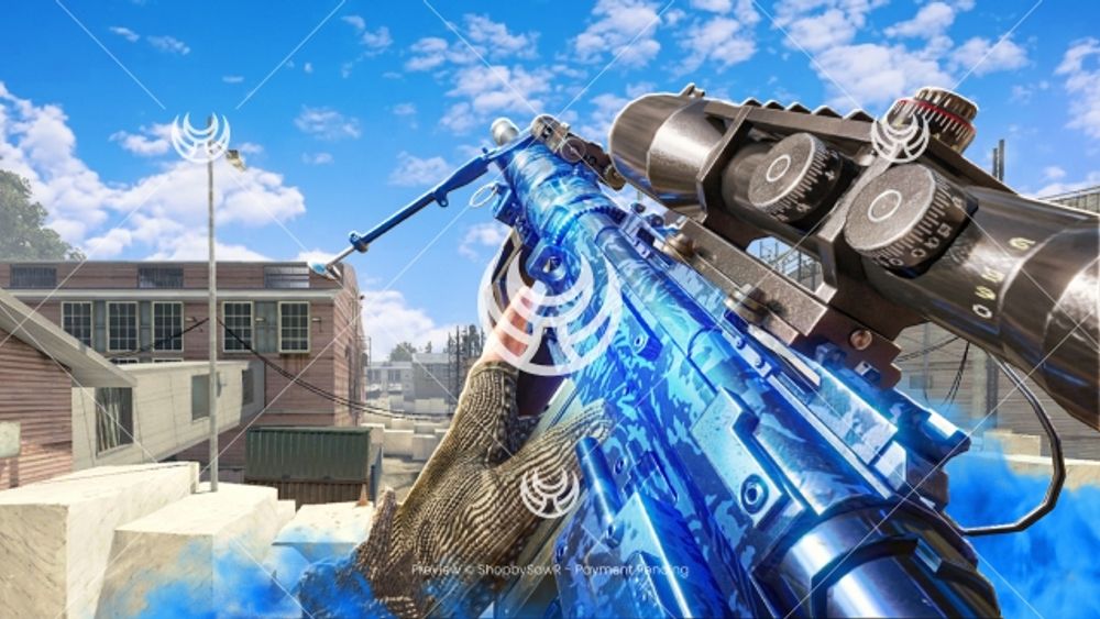 Intervention with Blue Tiger camo — Modern Warfare 2 YouTube thumbnail