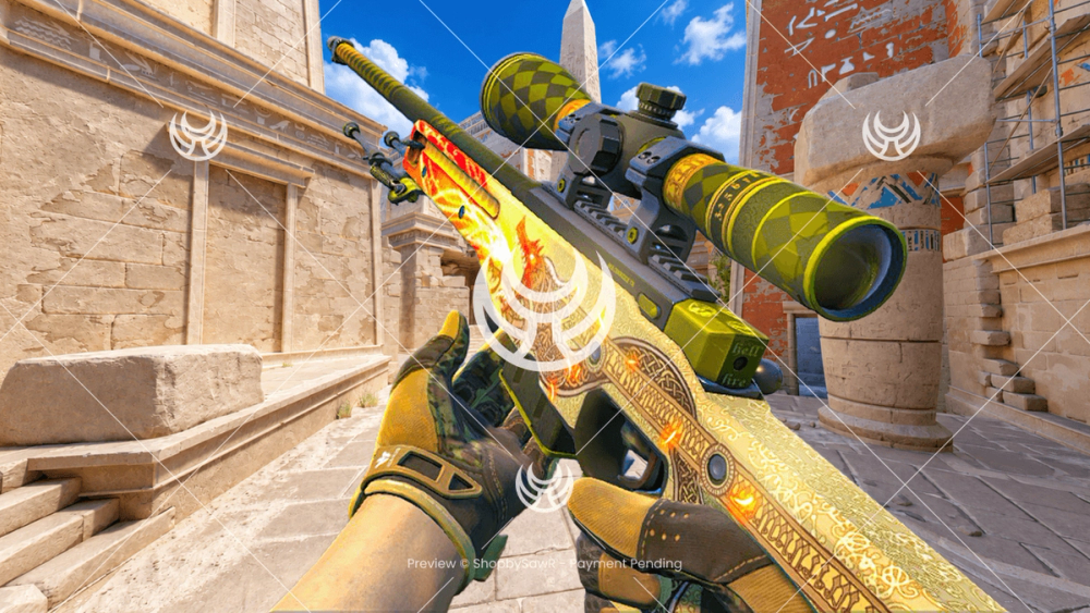 AWP with Dragon Lore camo — Counter-Strike 2 YouTube thumbnail