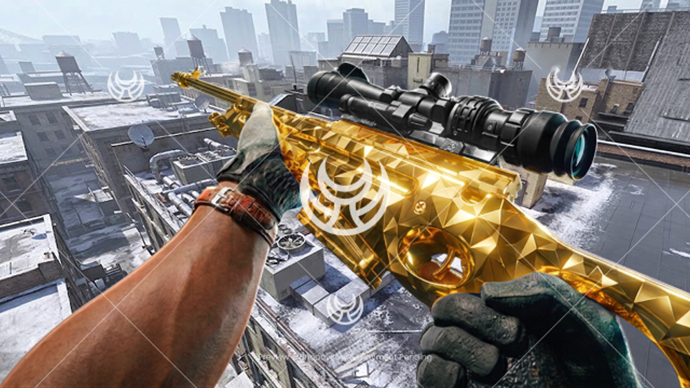 KG7 Vulcan with Gold camo — Modern Warfare 4 YouTube thumbnail