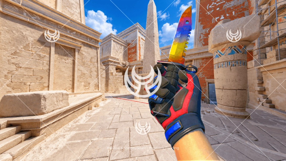 M9 Bayonet with Marble Fade camo — Counter-Strike 2 YouTube thumbnail