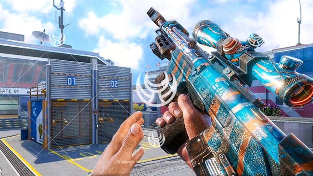 DSR50 with Aqua camo — Black Ops II YouTube thumbnail