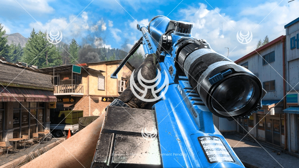 Astaroth .57 with Blue camo — Modern Warfare 4 YouTube thumbnail