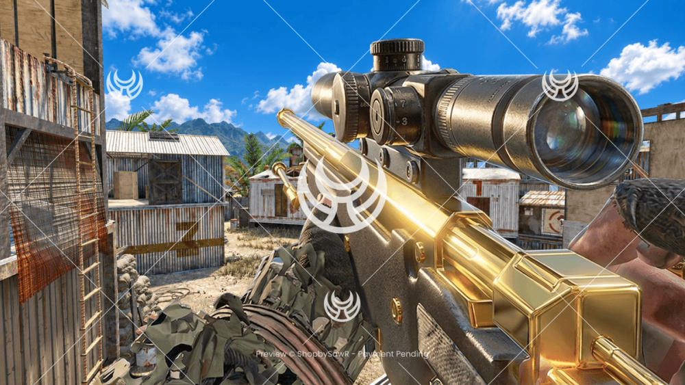 L96A1 with Gold camo — Black Ops YouTube thumbnail