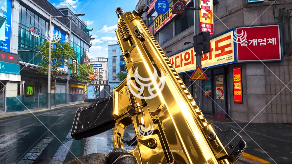 Axion with Gold camo — Modern Warfare 4 YouTube thumbnail
