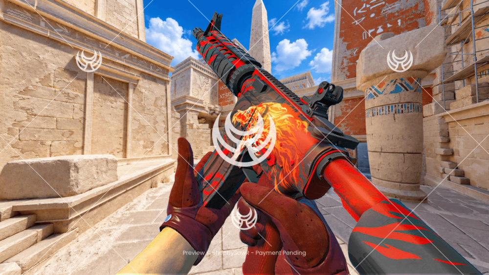 M4A4 with Howl camo — Counter-Strike 2 YouTube thumbnail