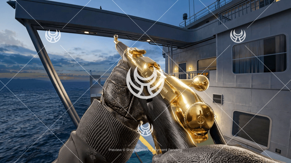 Mosin Nagant with Gold camo — Modern Warfare 4 YouTube thumbnail