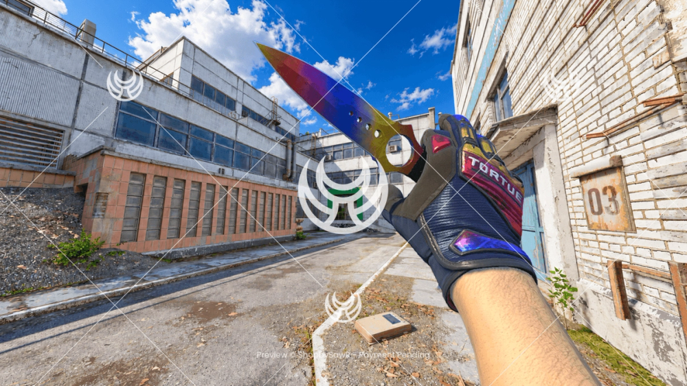 Skeleton with Marble Fade camo — Counter-Strike 2 YouTube thumbnail