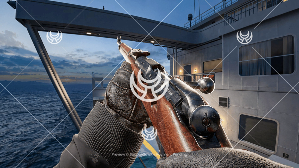 Mosin Nagant with Default camo — Modern Warfare 4 YouTube thumbnail