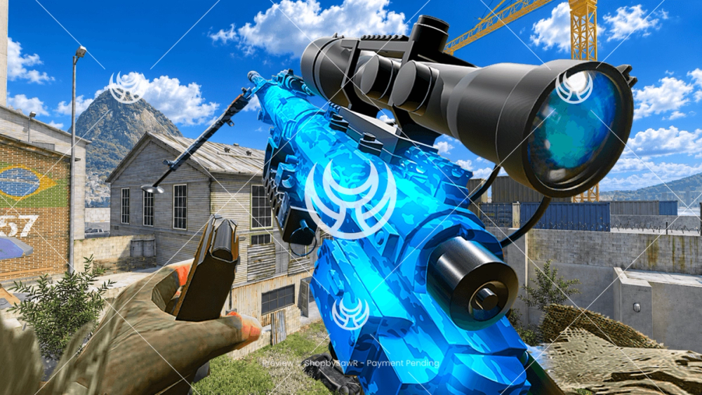 Intervention with Blue Tiger camo — Modern Warfare 2 YouTube thumbnail