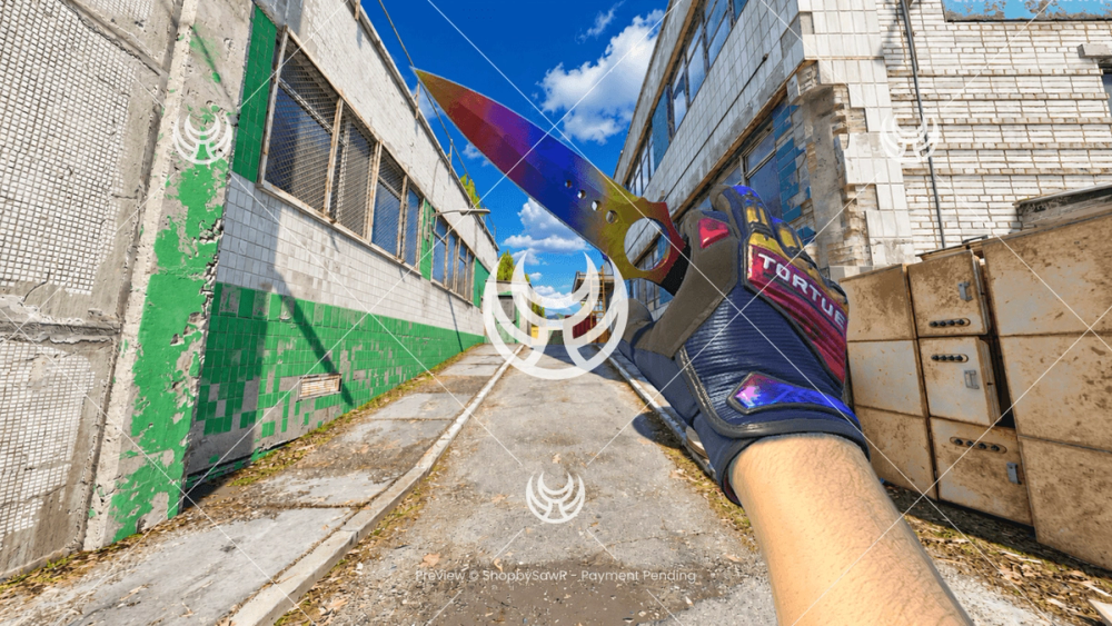 Skeleton with Marble Fade camo — Counter-Strike 2 YouTube thumbnail