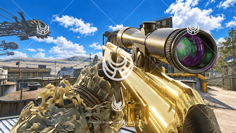 PSG1 with Gold camo — Black Ops YouTube thumbnail