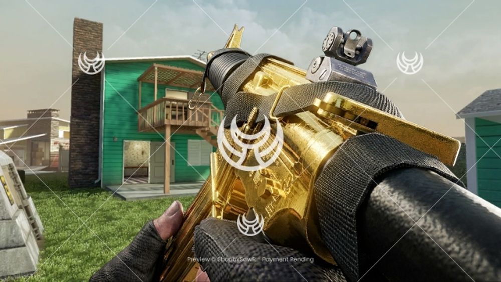 Commando with Gold camo — Black Ops YouTube thumbnail