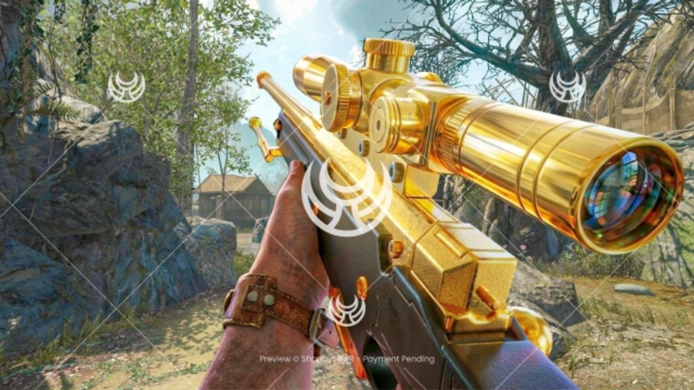 L96A1 with Gold camo — Black Ops YouTube thumbnail