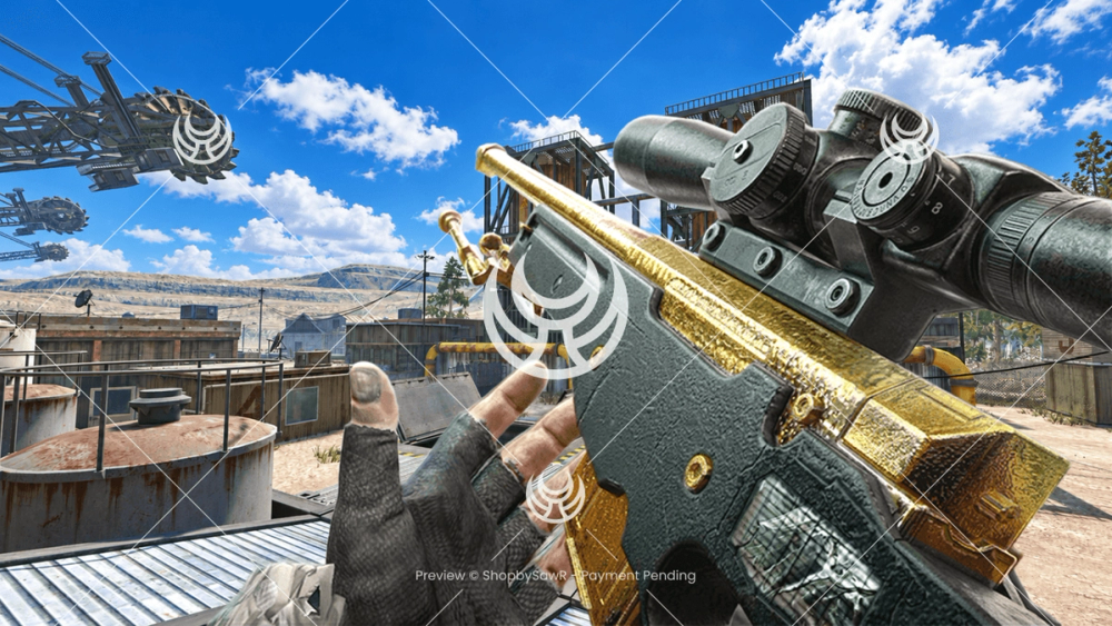 L96A1 with Gold camo — Black Ops YouTube thumbnail