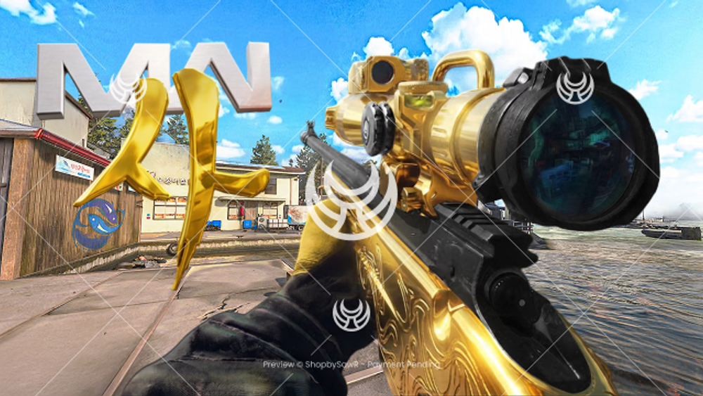 KG7 Vulcan with Gold camo — Modern Warfare 4 YouTube thumbnail