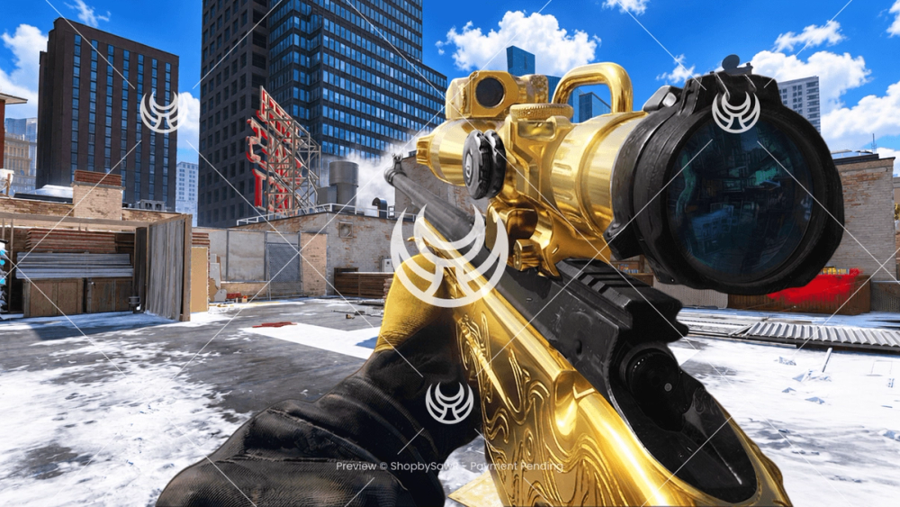 KG7 Vulcan with Gold camo — Modern Warfare 4 YouTube thumbnail