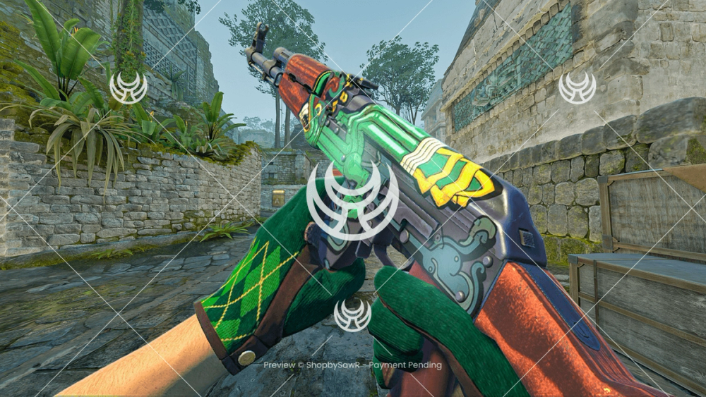 AK-47 with Fire Serpent camo — Counter-Strike 2 YouTube thumbnail