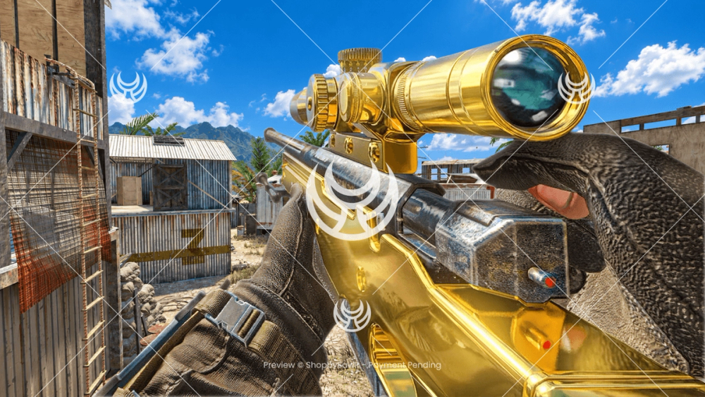 L96A1 with Gold camo — Black Ops YouTube thumbnail