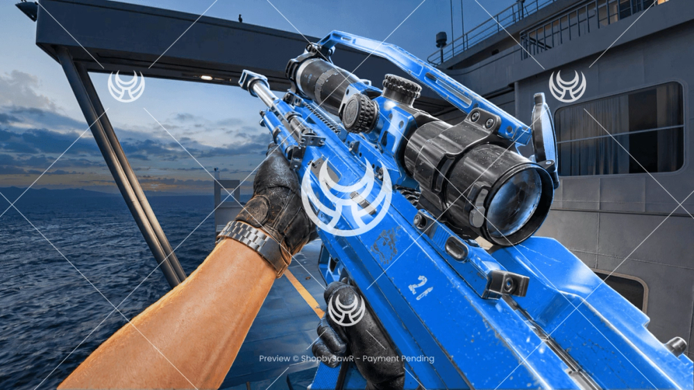 Signal 50 with Blue camo — Modern Warfare 4 YouTube thumbnail