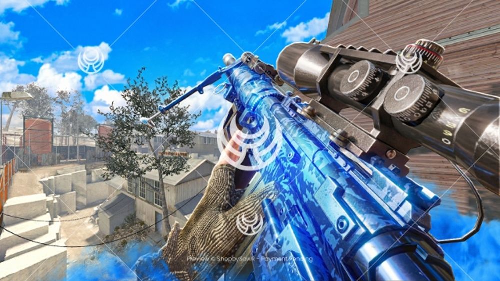 Intervention with Blue Tiger camo — Modern Warfare 2 YouTube thumbnail